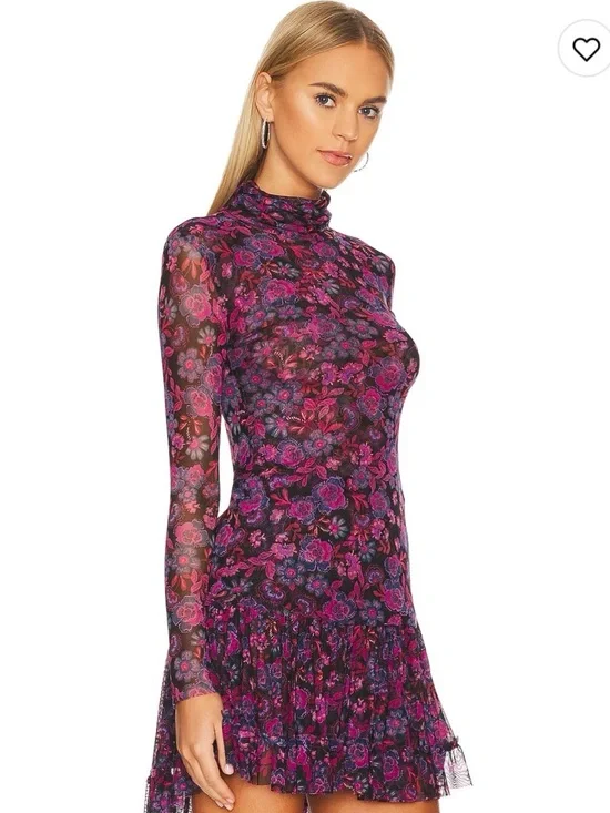 MISA Los Angeles Sheer Nadja Top - Picture 2 of 7